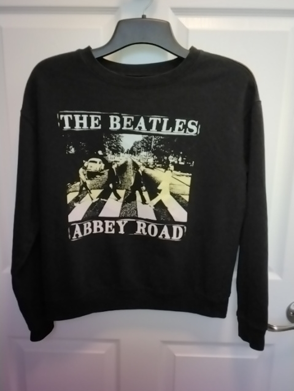 The Beatles Black Abbey Road Crewneck Sweatshirt Size M